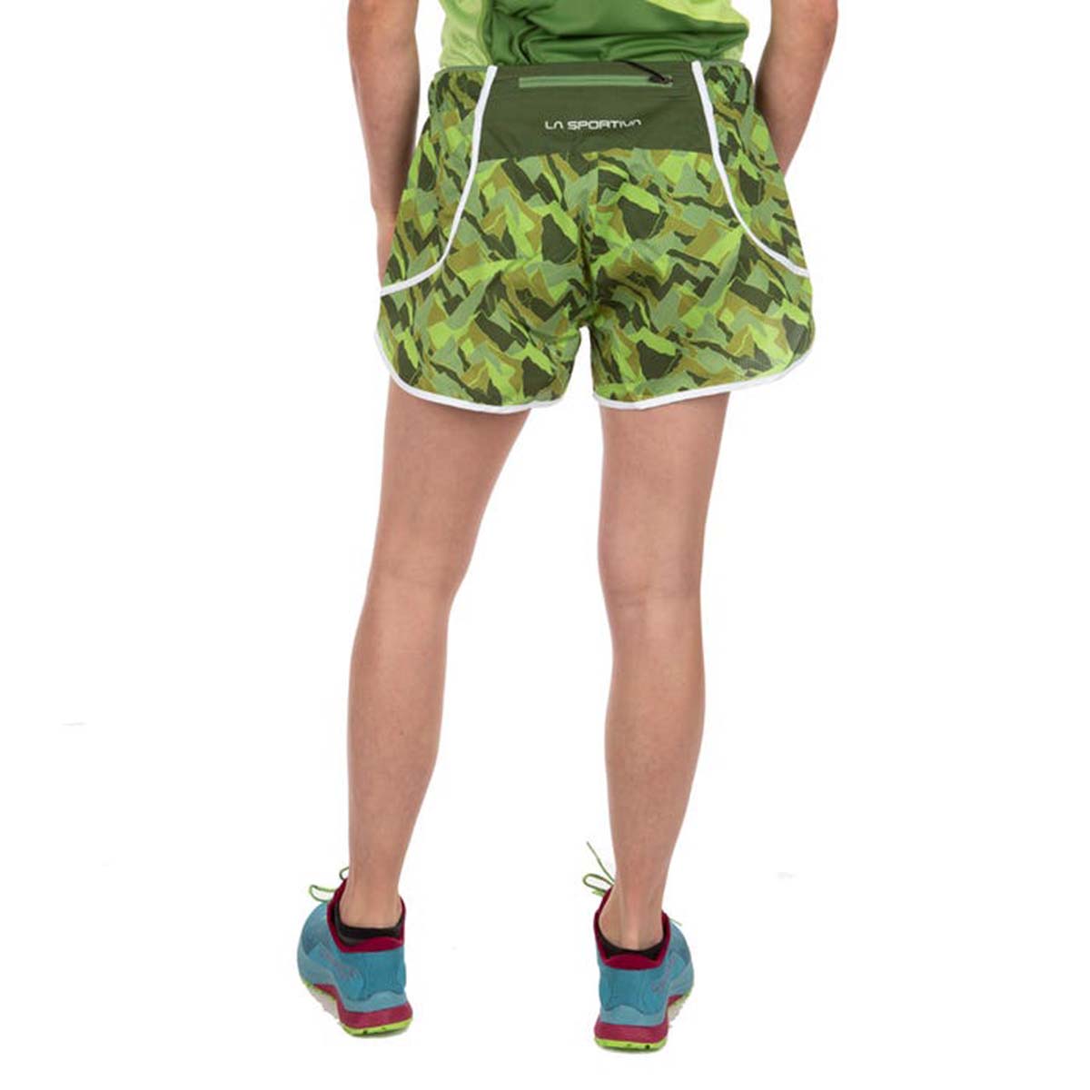Timing Womens Running Shorts Green