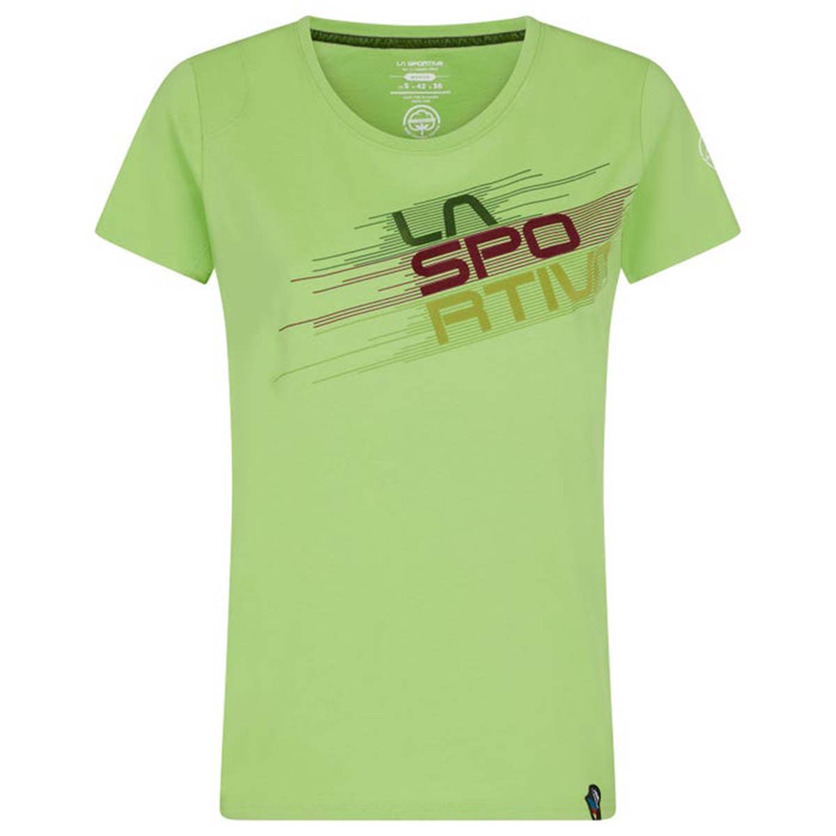 Stripe Evo Womens Climbing T-Shirt Green