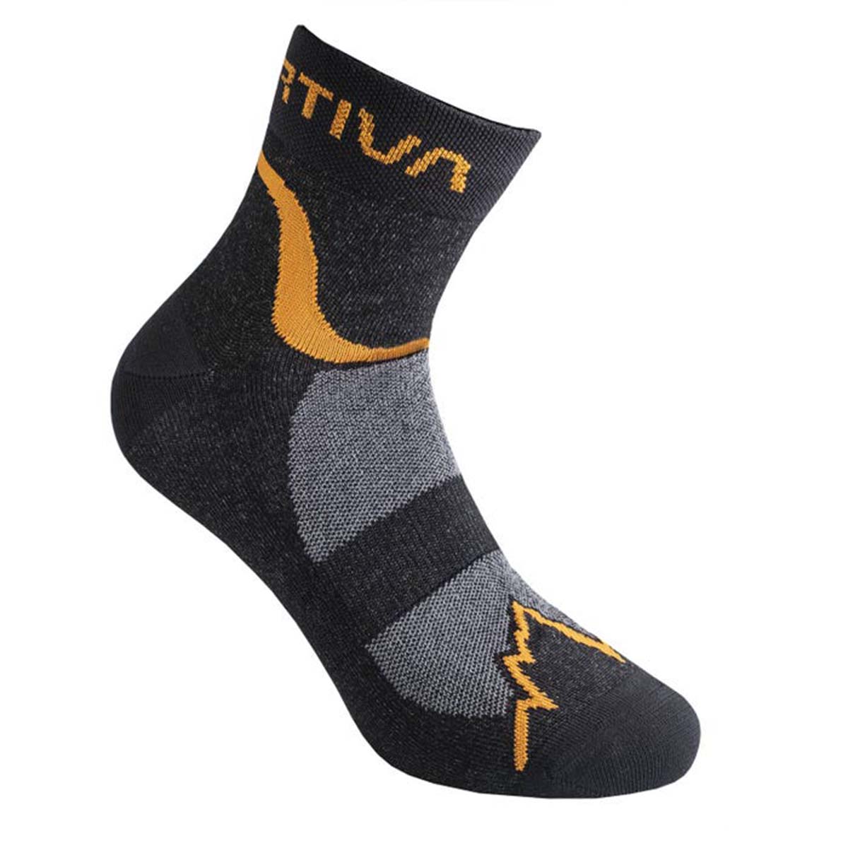 Fast Mens Running Socks Black