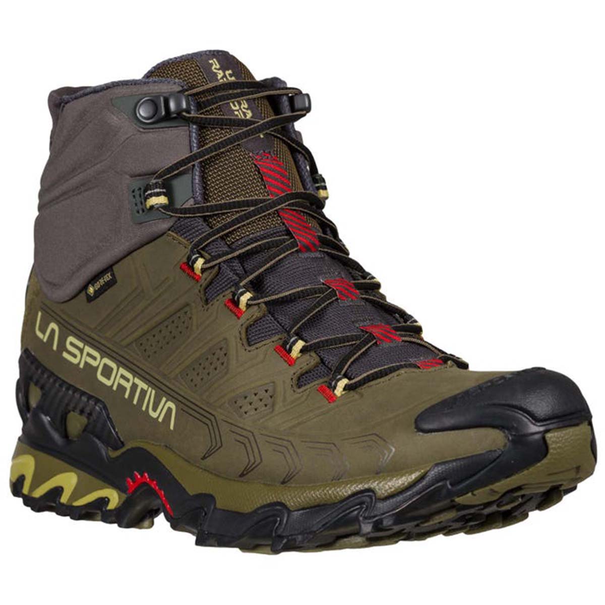 Ultra Raptor II Mid Leather GTX Mens Hiking Shoes Brown