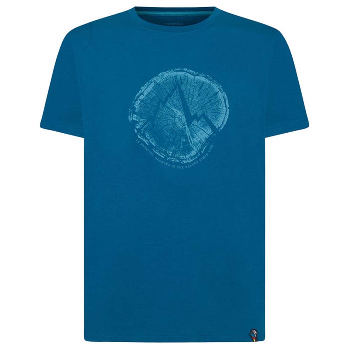 Cross Section Mens Climbing T-Shirt Blue