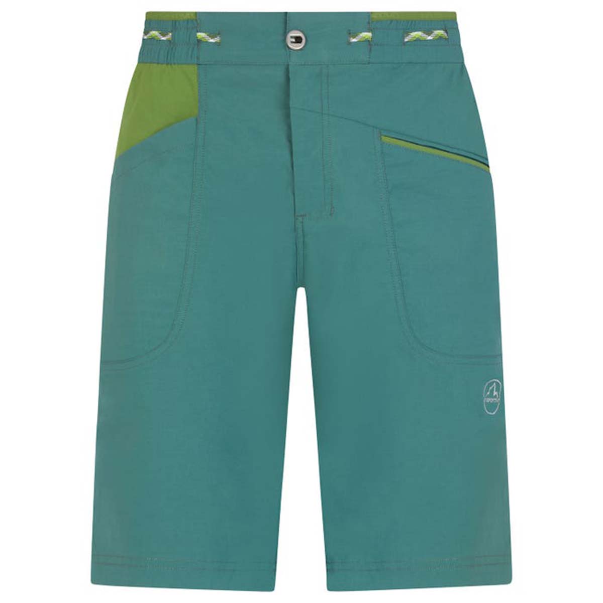 Belay Mens Climbing Shorts Green