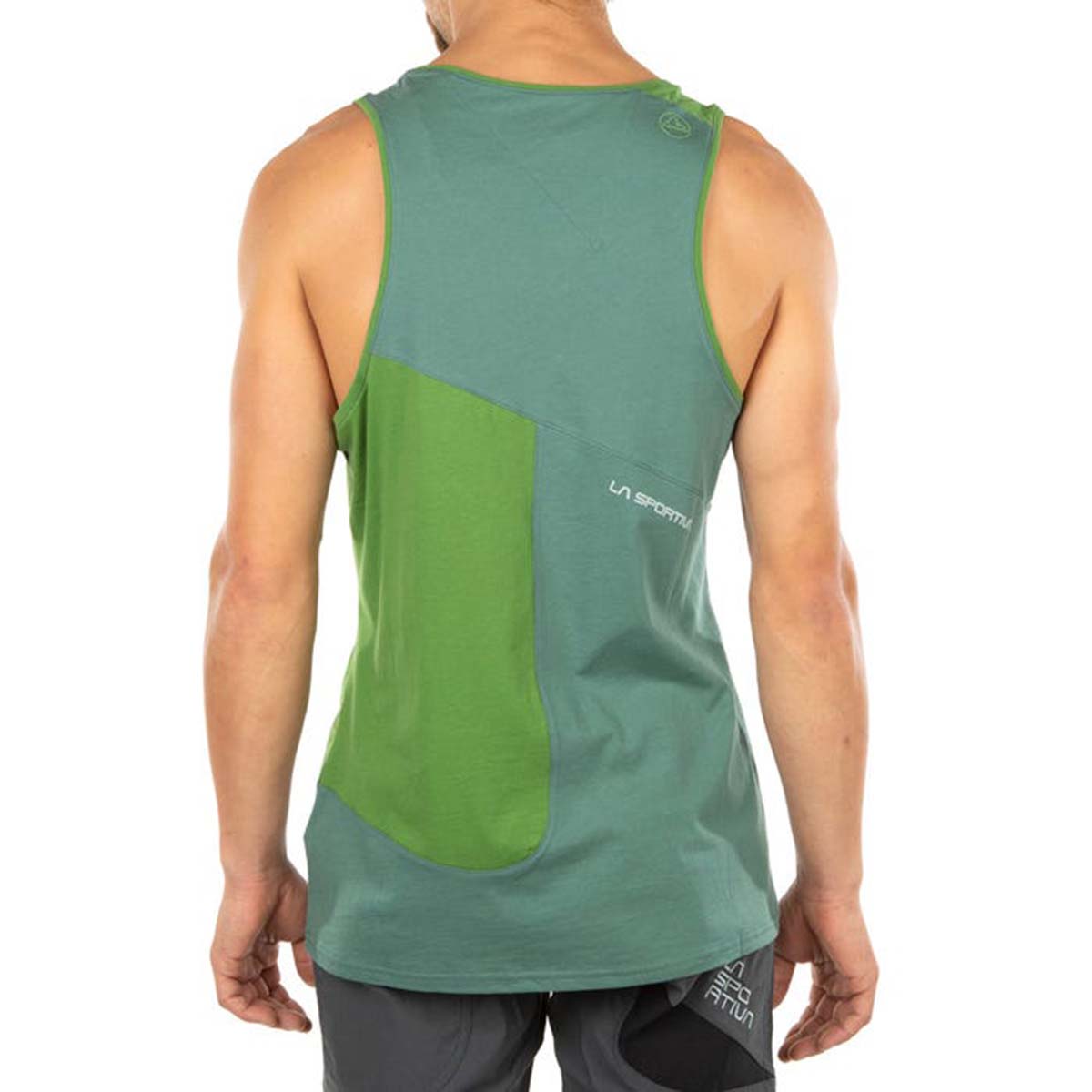 Dude Mens Climbing Tank Top Green