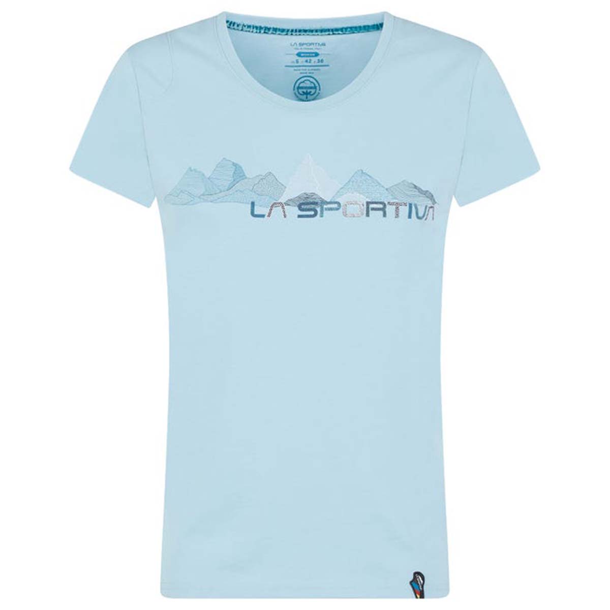 Peaks Womens Climbing T-Shirt Blue