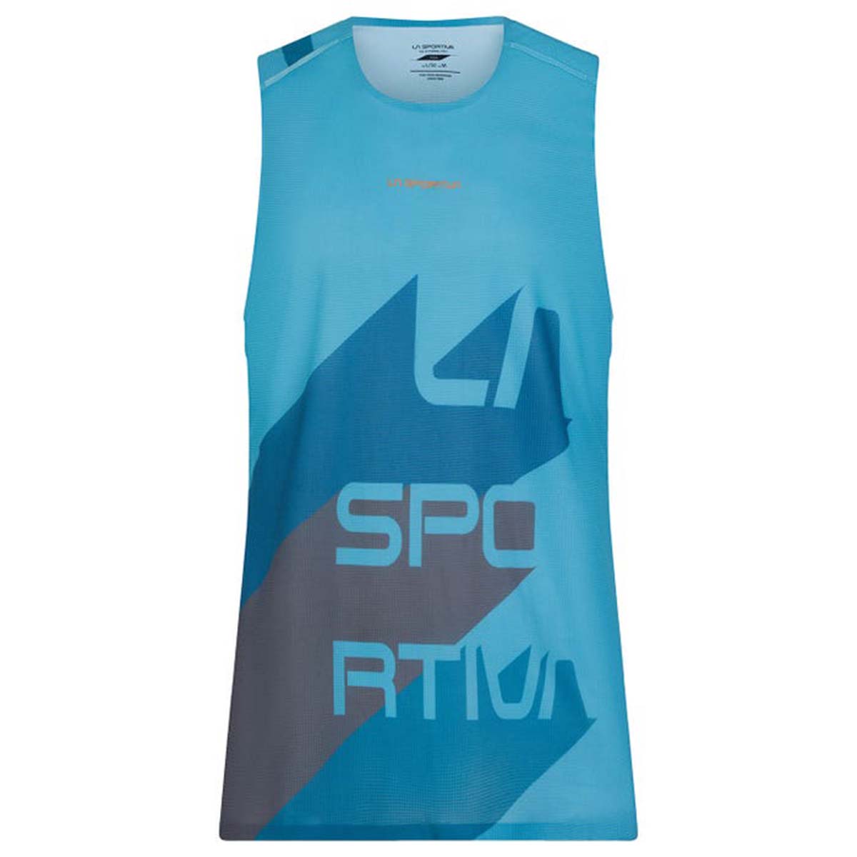 Vert Mens Running Tank Top Blue