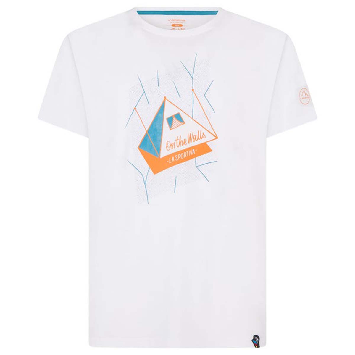 On the Walls Mens Climbing T-Shirt White