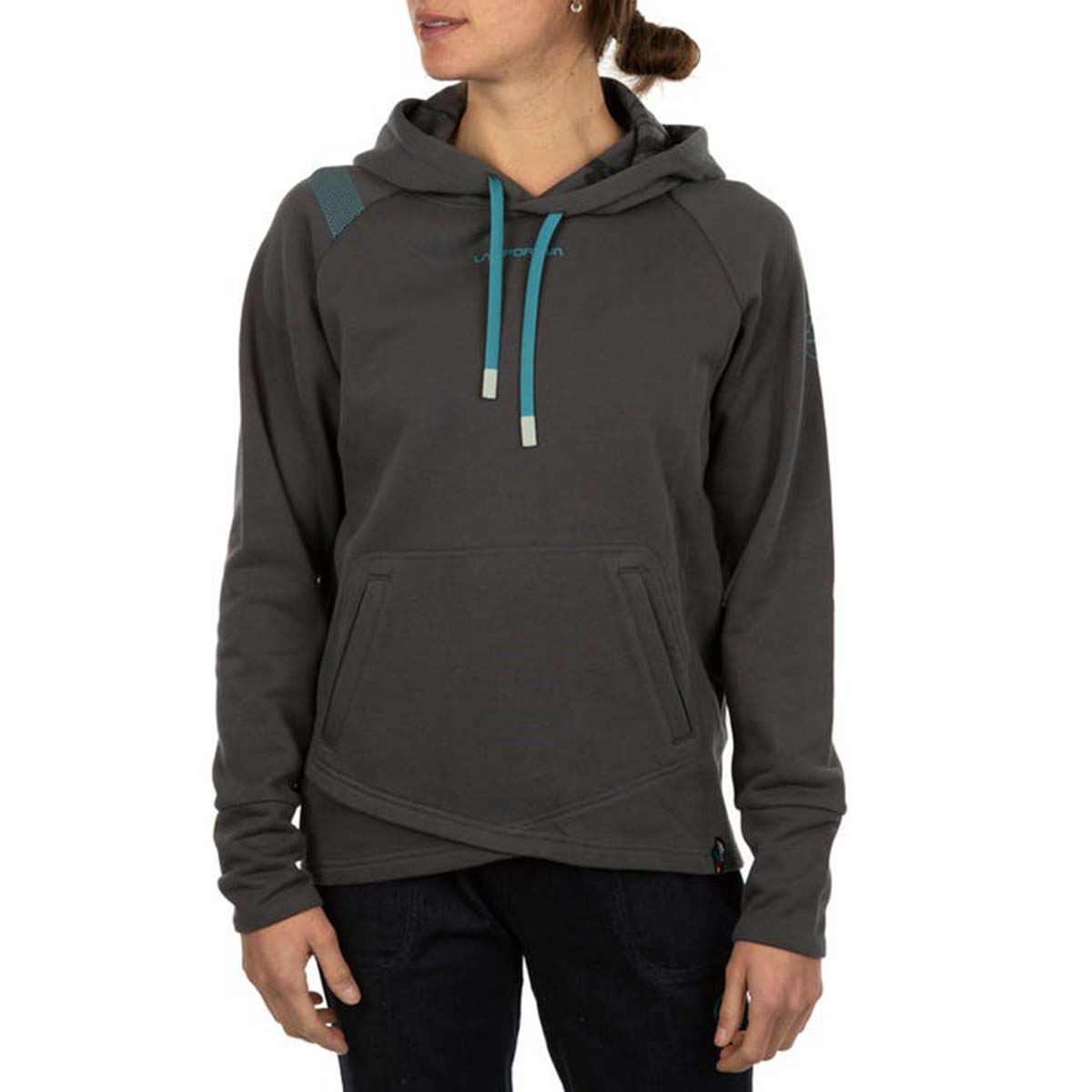 Stoke Womens Climbing Hoodie Grey