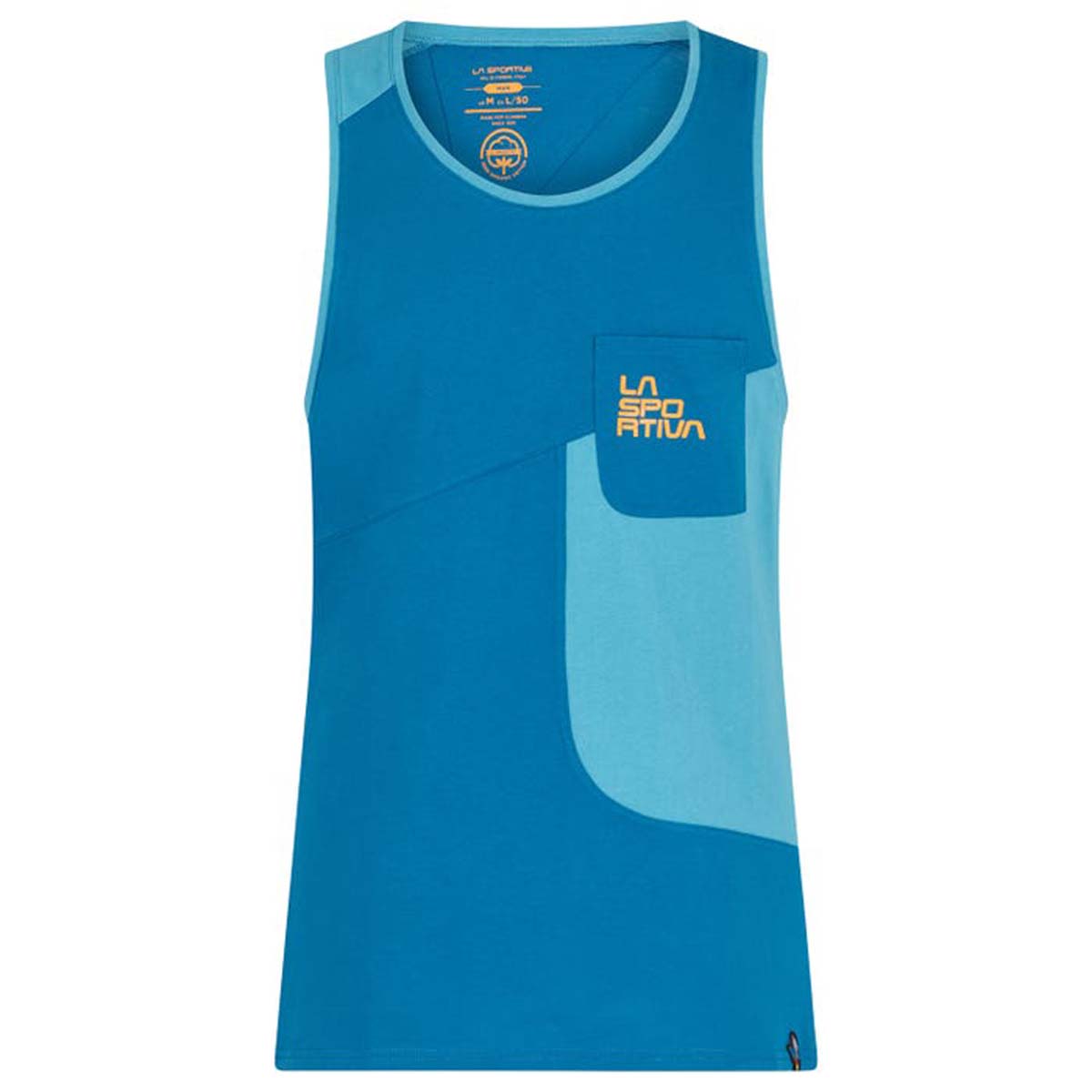 Dude Mens Climbing Tank Top Blue