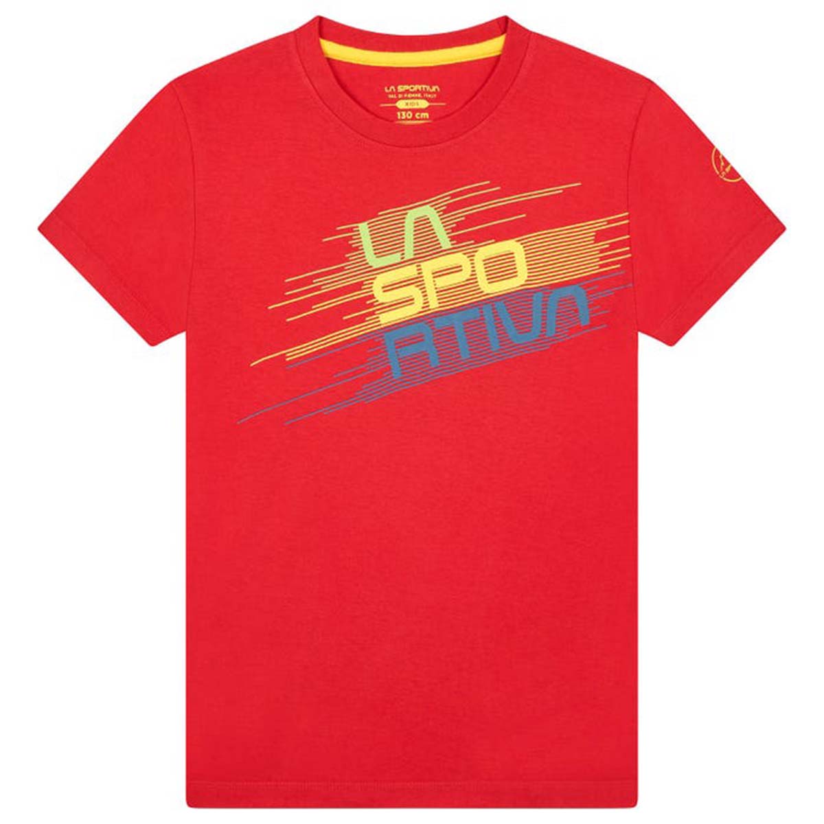 Stripe Evo Kids Climbing T-Shirt Red