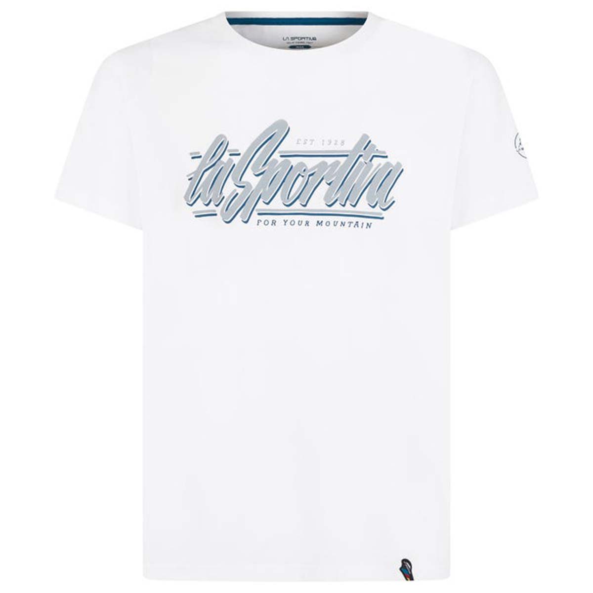 Retro Mens Climbing T-Shirt White