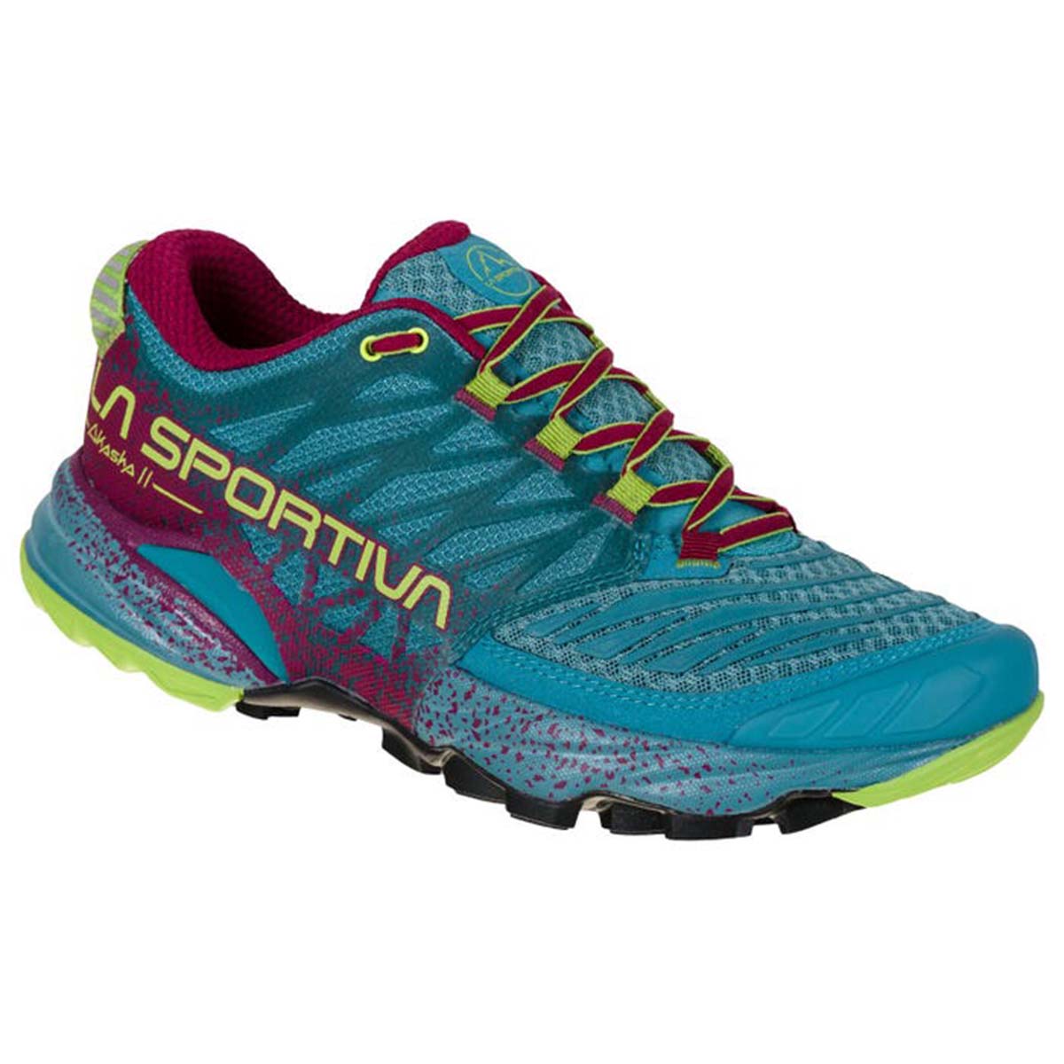 Akasha II Womens Trail Running Shoes Blue