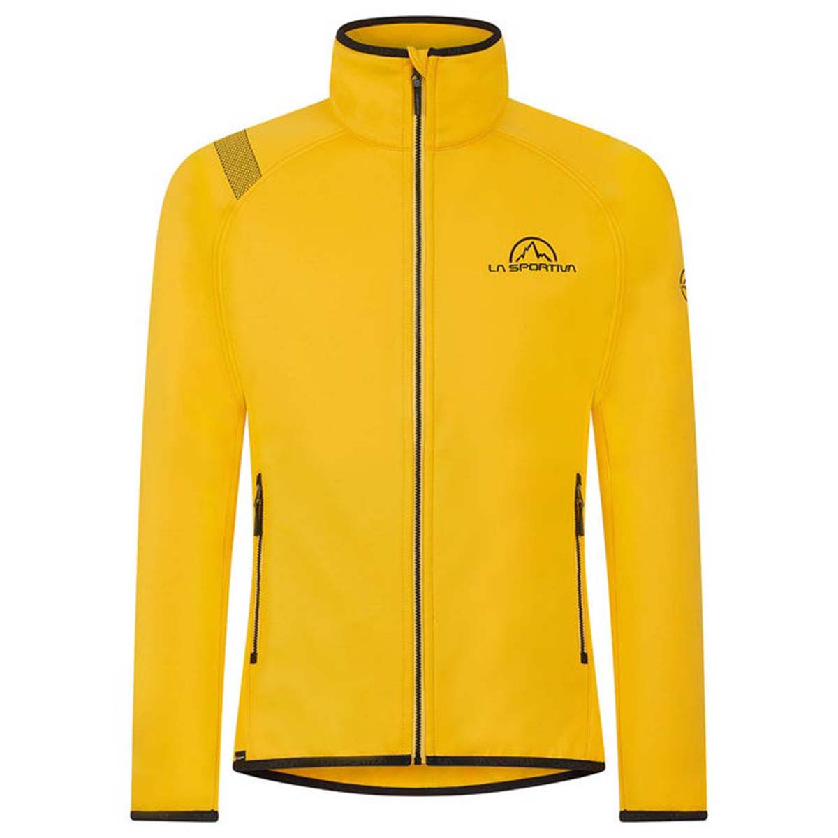 Promo Fleece Mens Hiking Jacket Yellow