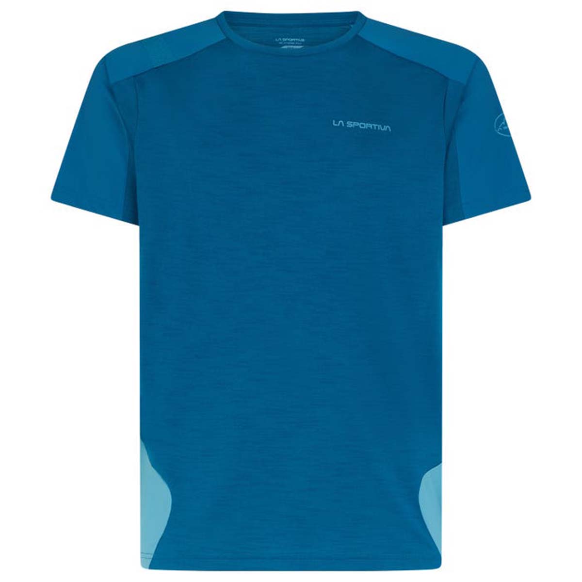 Compass Mens Hiking T-Shirt Blue