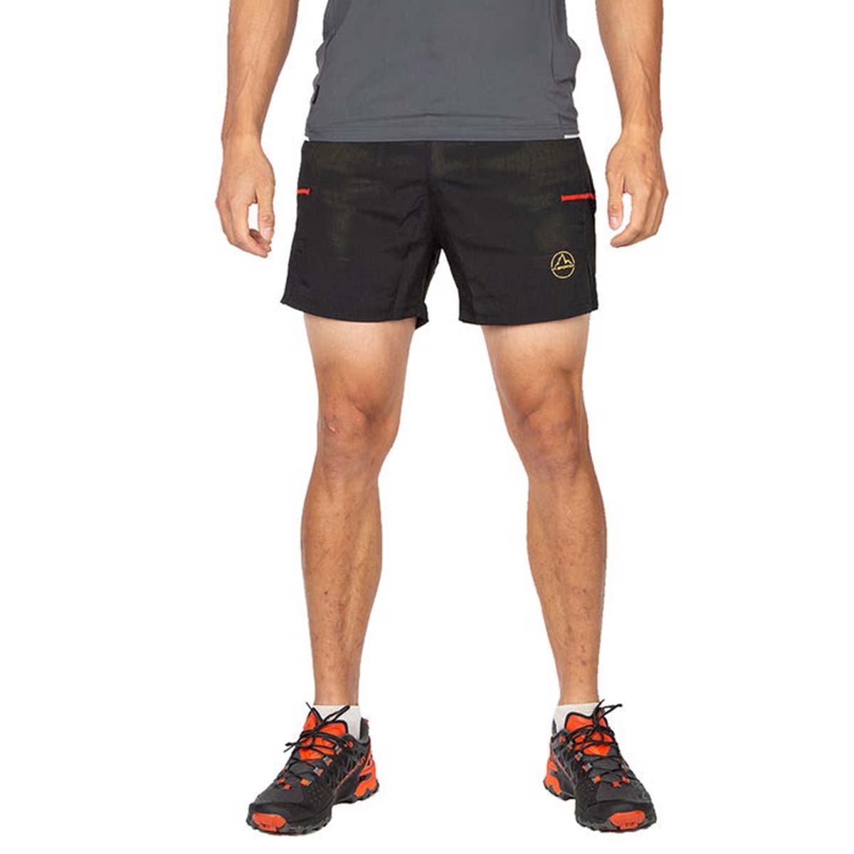Freccia Mens Running Shorts Black