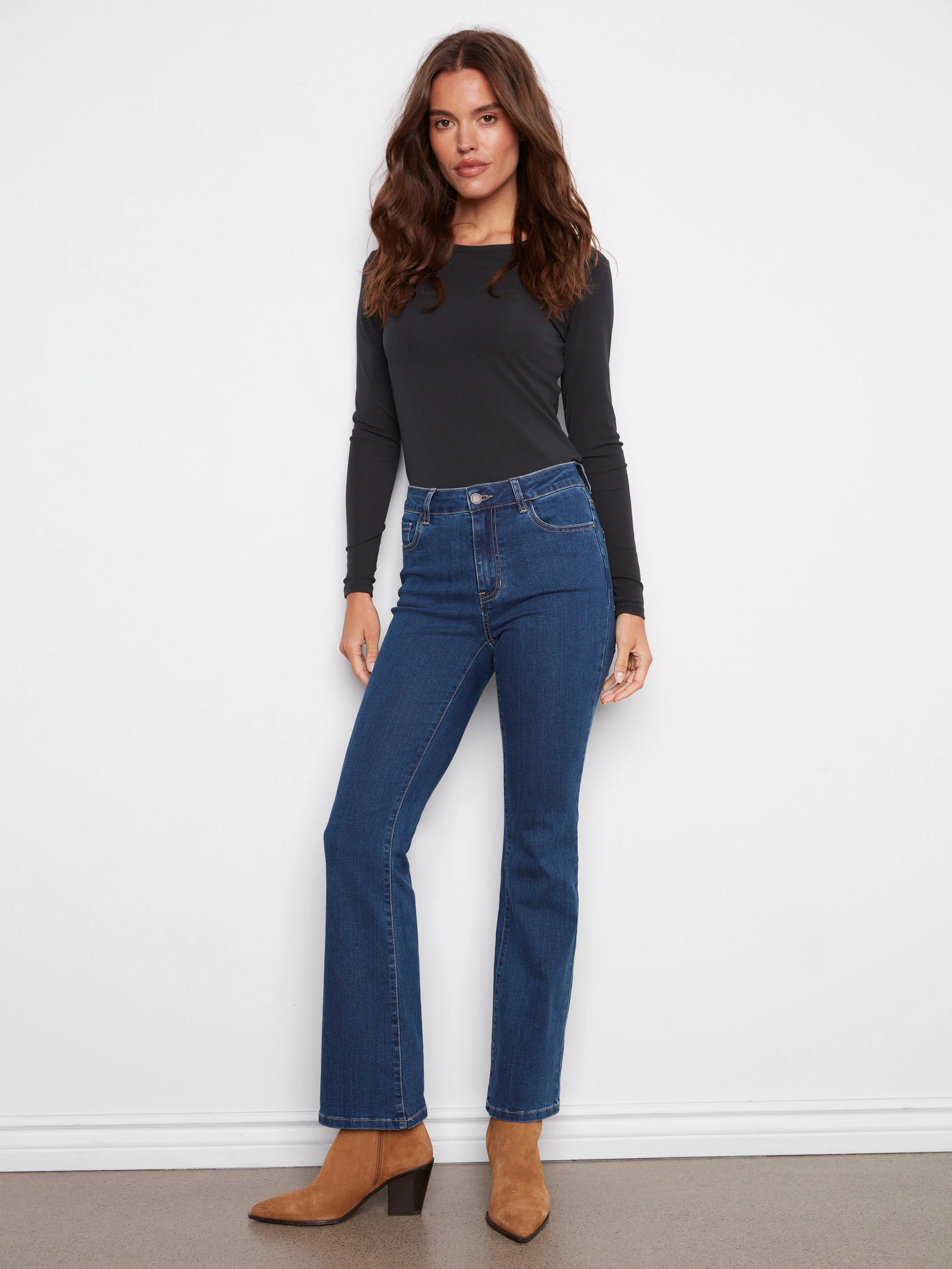 Celine Flare Leg Jeans - Indigo - WHSBYS