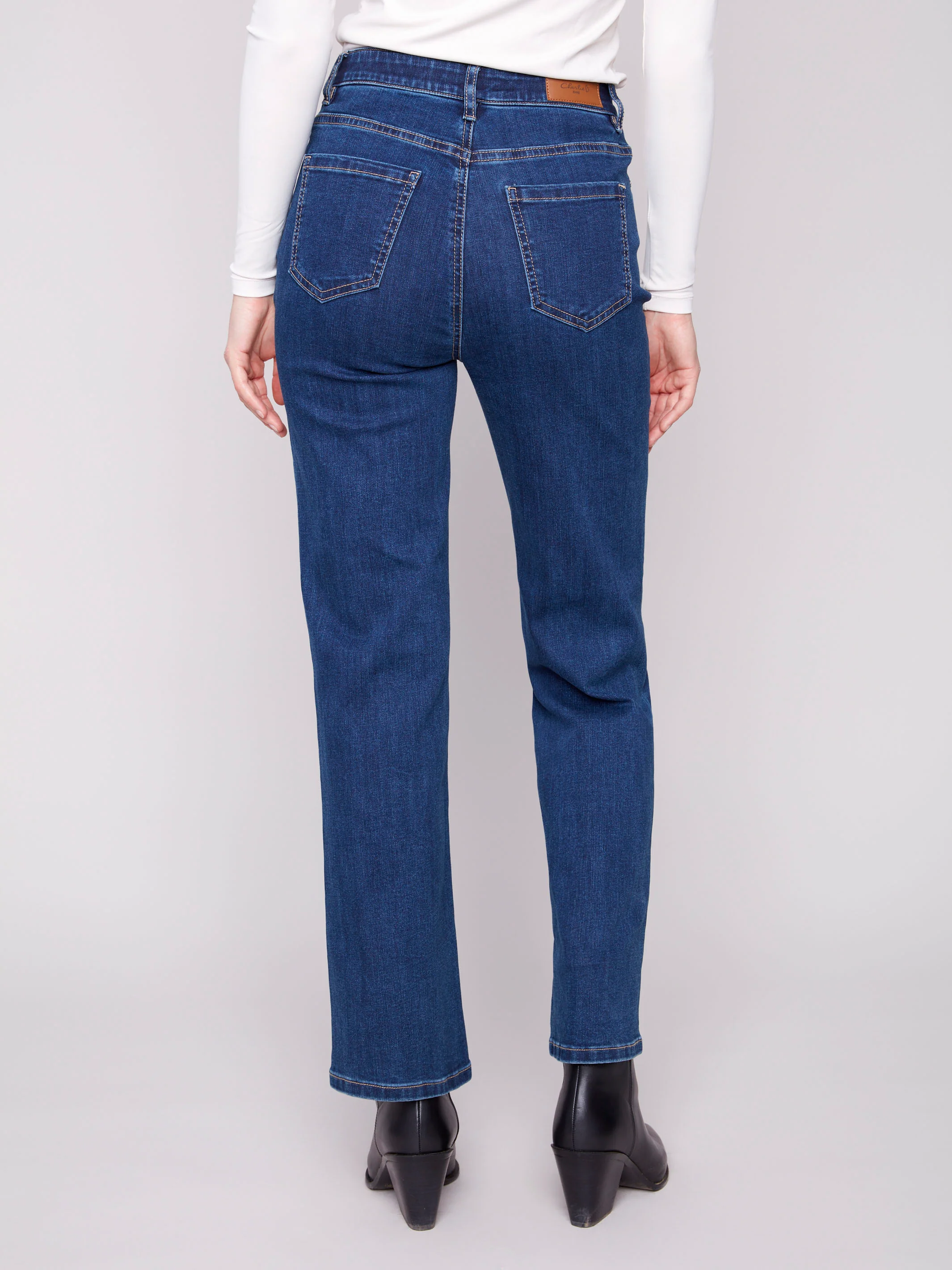 Charlotte Straight Leg Jeans - Indigo - WHSBYS