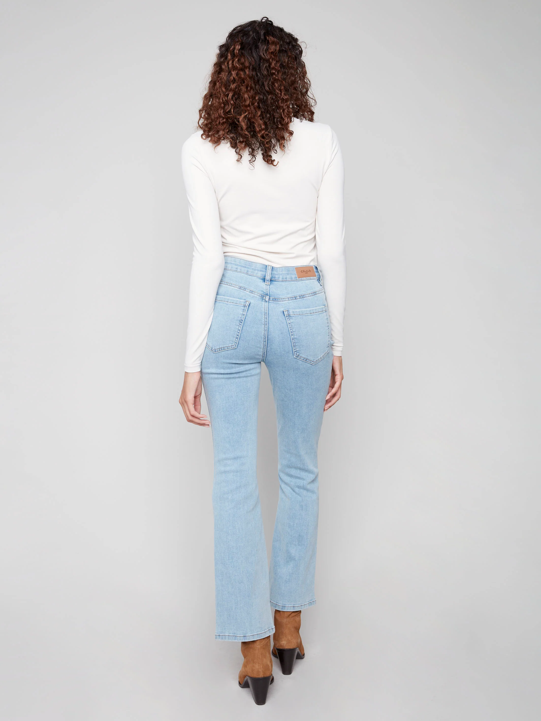 Celine Flare Leg Jeans - Light Blue - WHSBYS