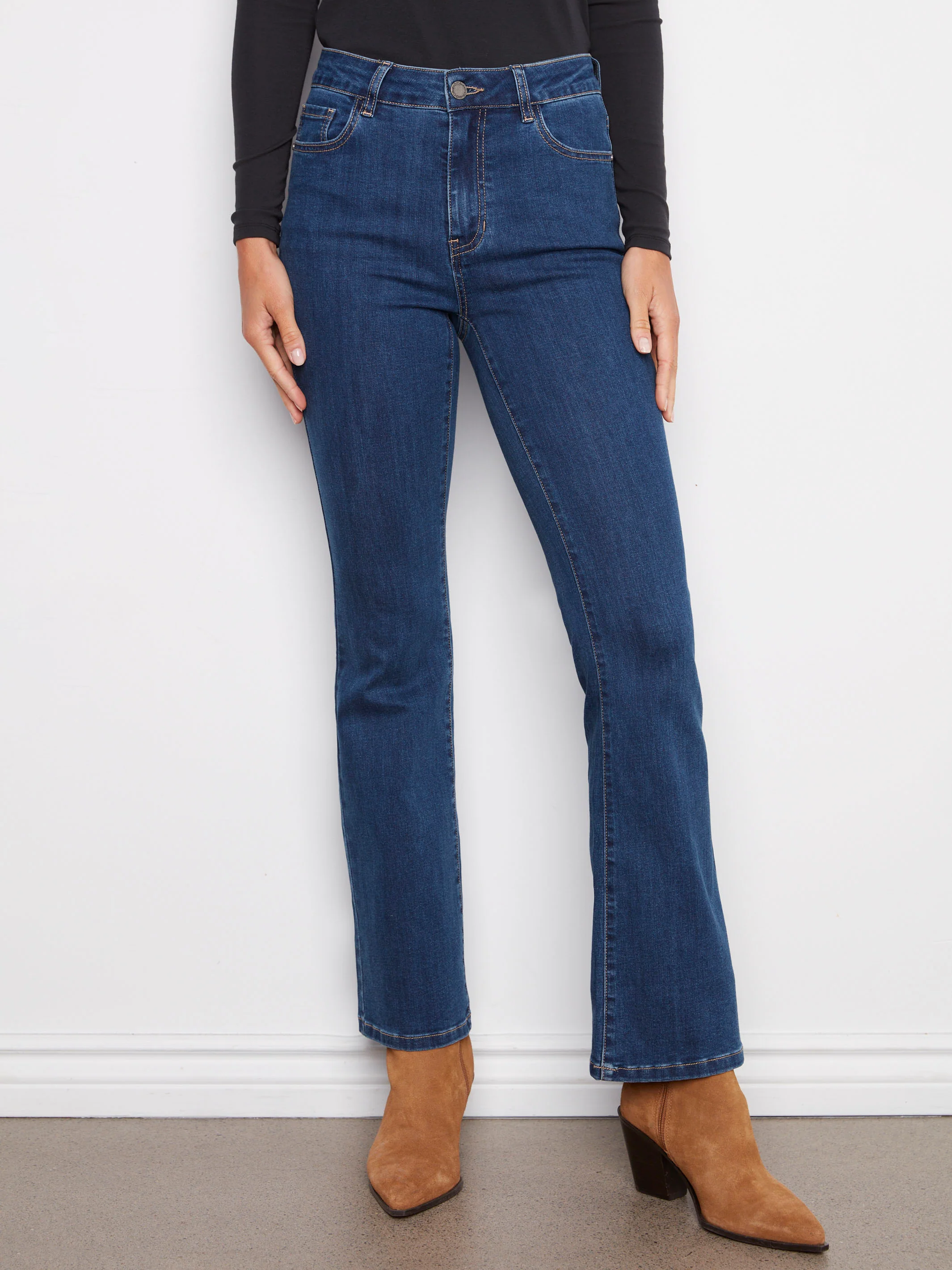 Celine Flare Leg Jeans - Indigo - WHSBYS