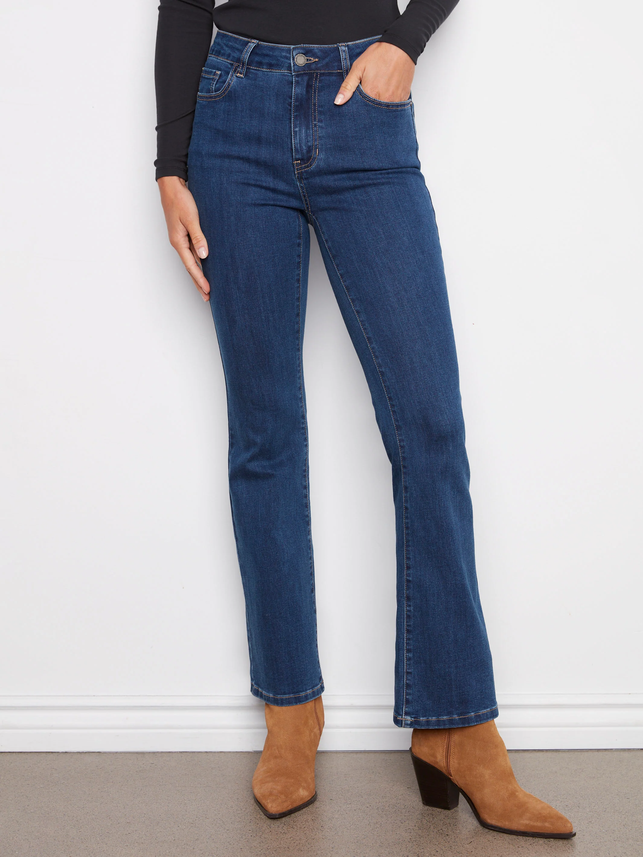 Celine Flare Leg Jeans - Indigo - WHSBYS