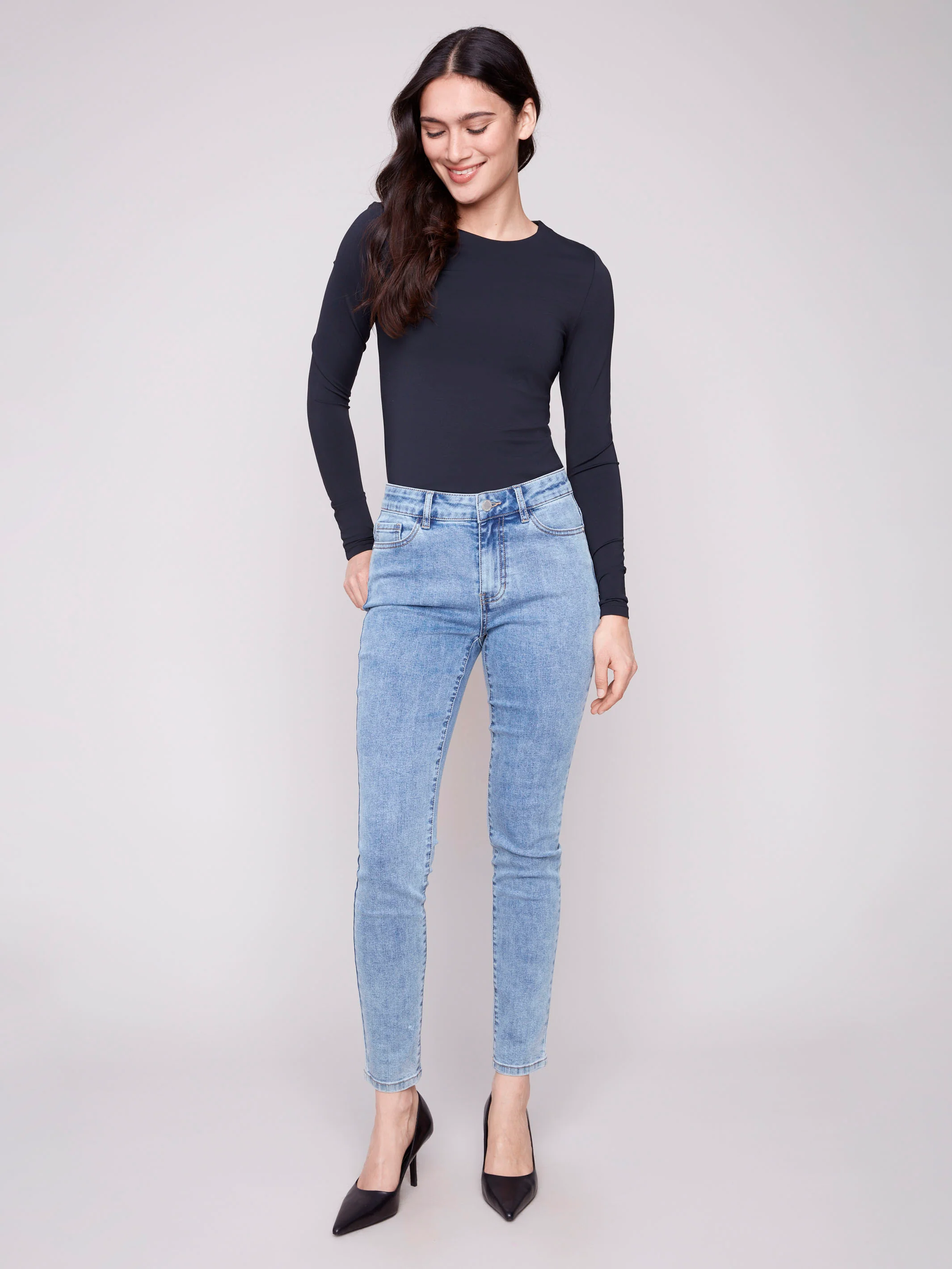 Carine Skinny Jeans - Light Blue - WHSBYS