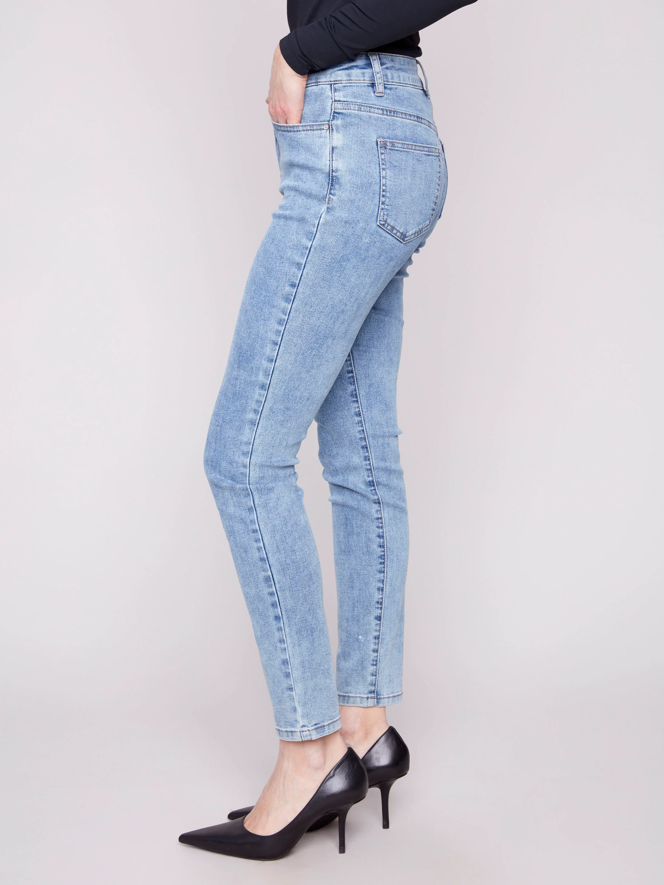 Carine Skinny Jeans - Light Blue - WHSBYS