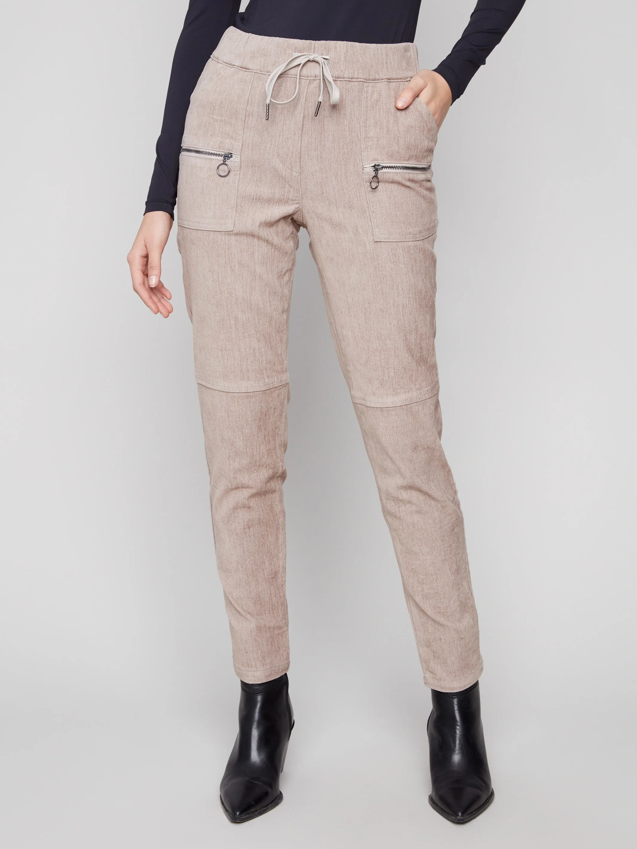 Corduroy Jogger Pants - Almond - WHSBYS