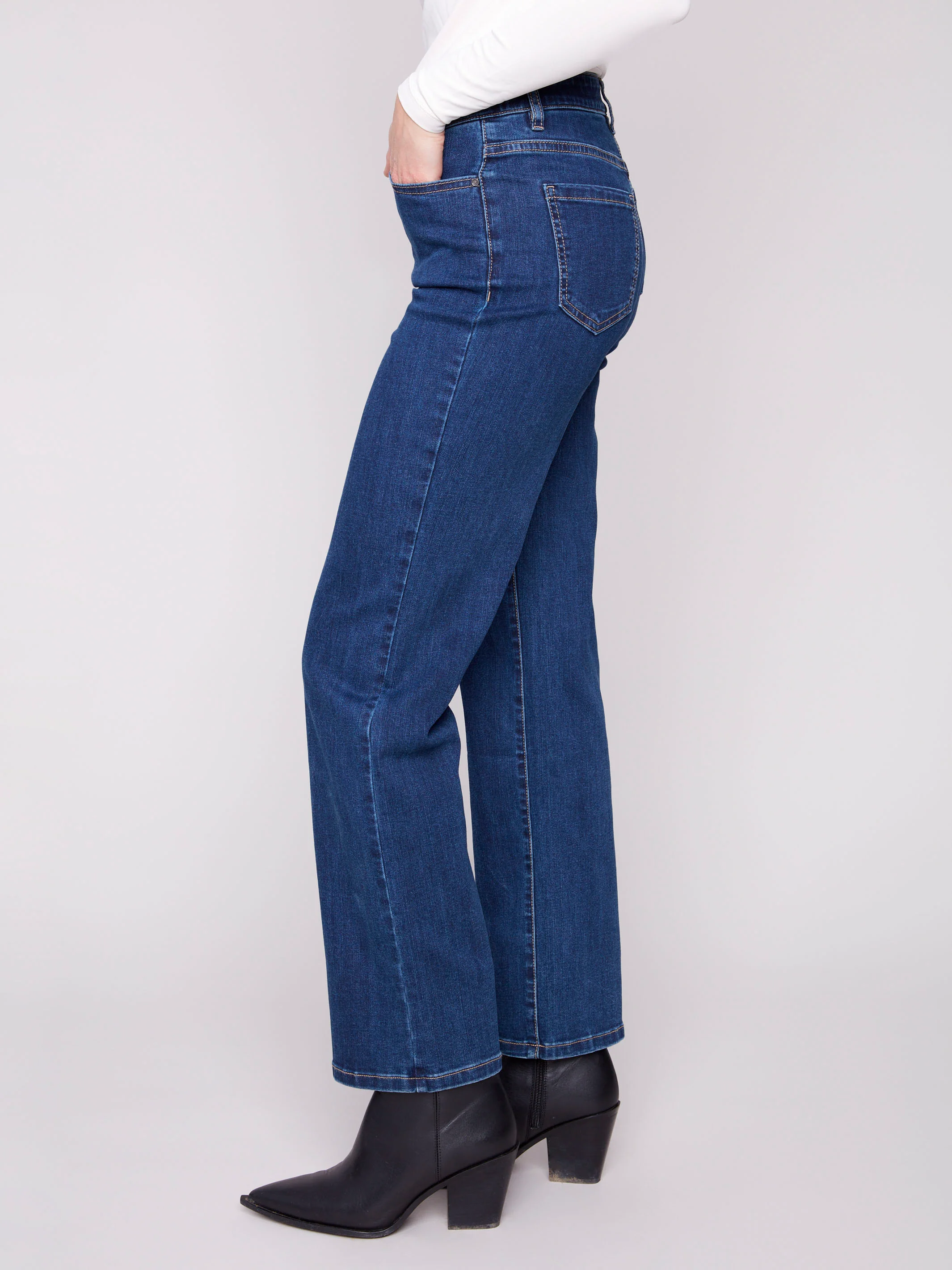 Charlotte Straight Leg Jeans - Indigo - WHSBYS