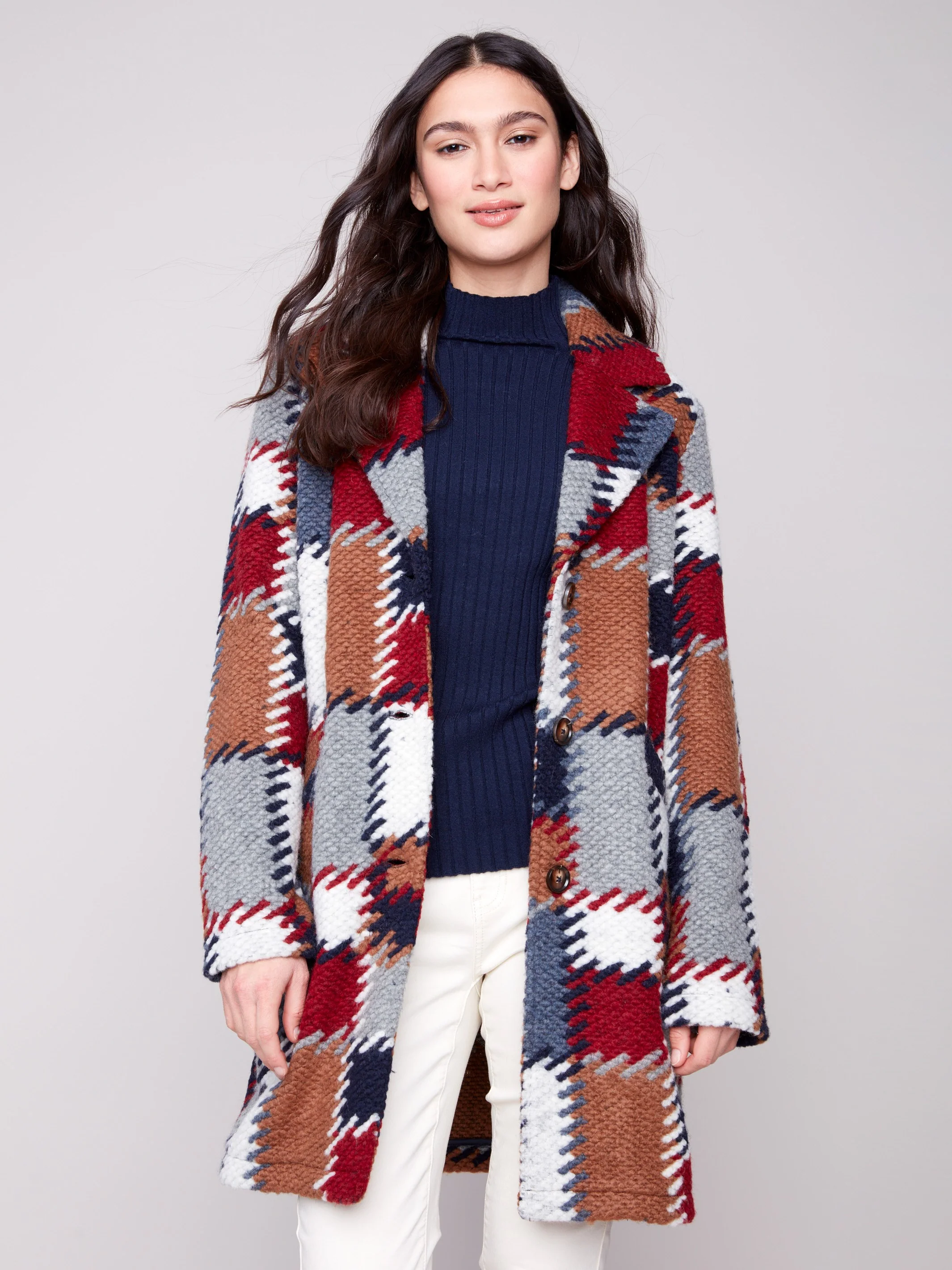 Long Crochet Coat - Palette - WHSBYS