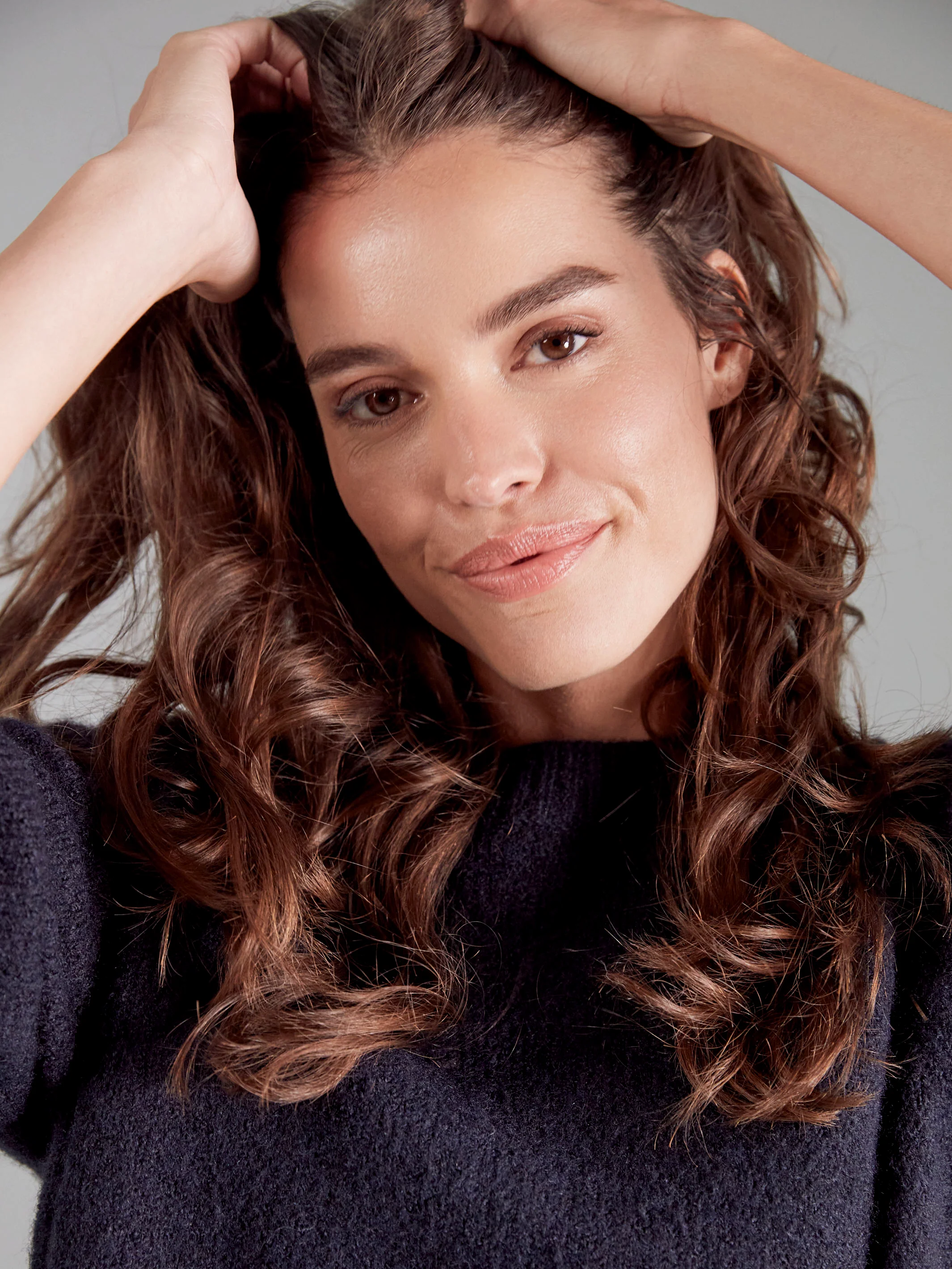 Balloon Elbow Sleeve Knit Sweater - Moonlight - WHSBYS