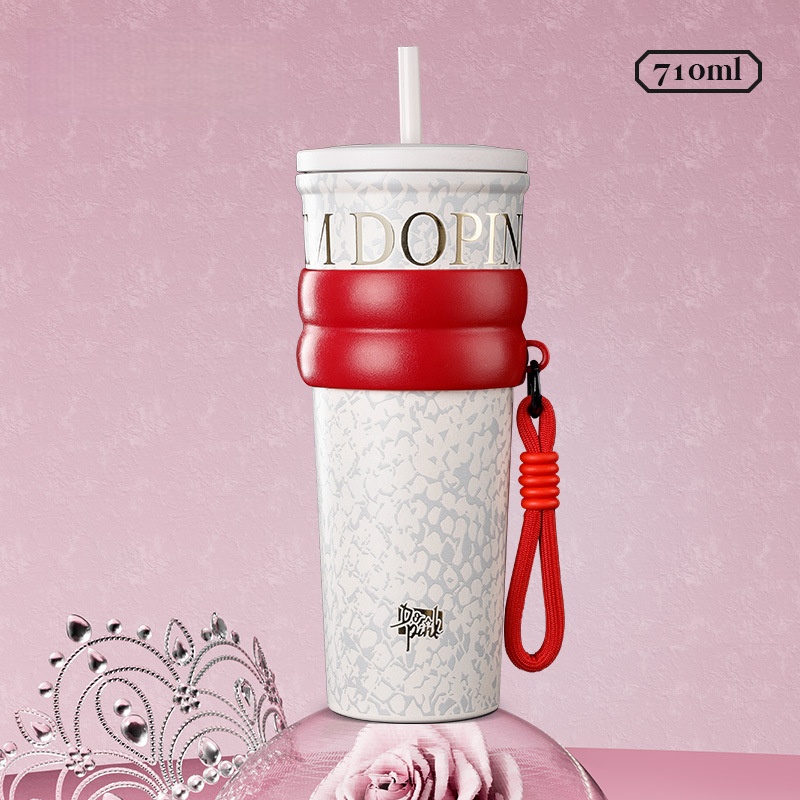 Dope Pink Straw Tumbler