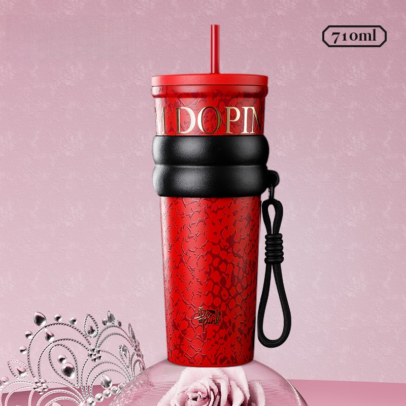 Dope Pink Straw Tumbler
