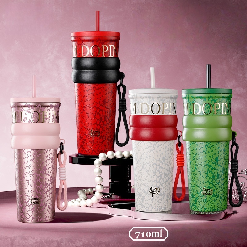 Dope Pink Straw Tumbler