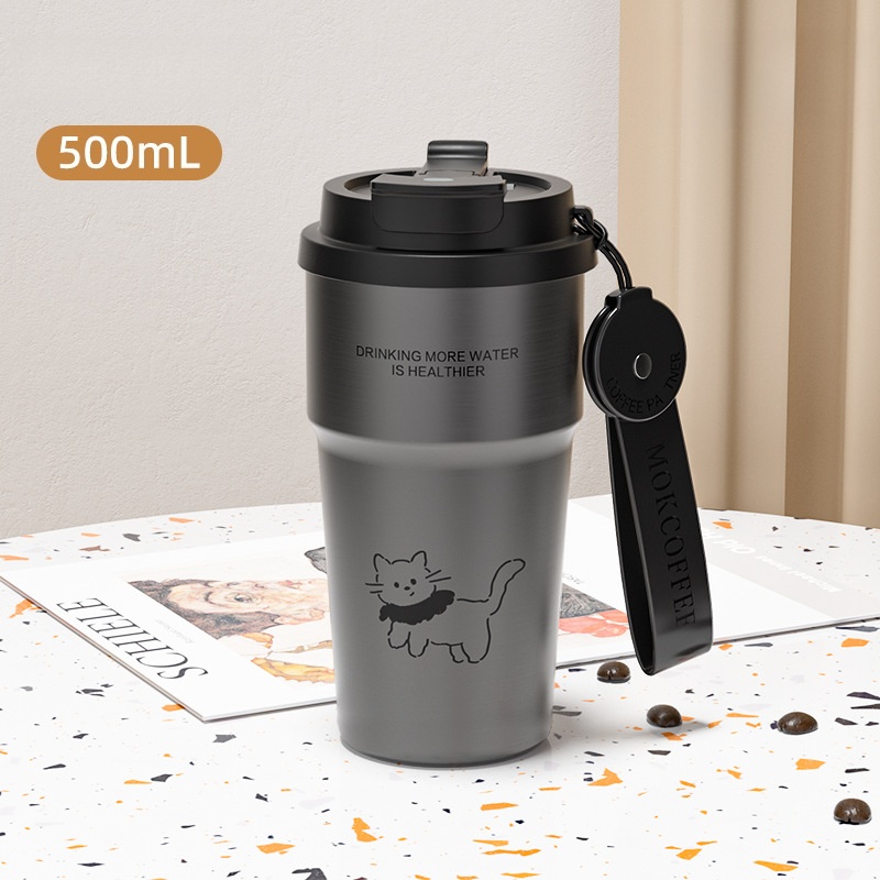 Dog Pattern Travel Mug