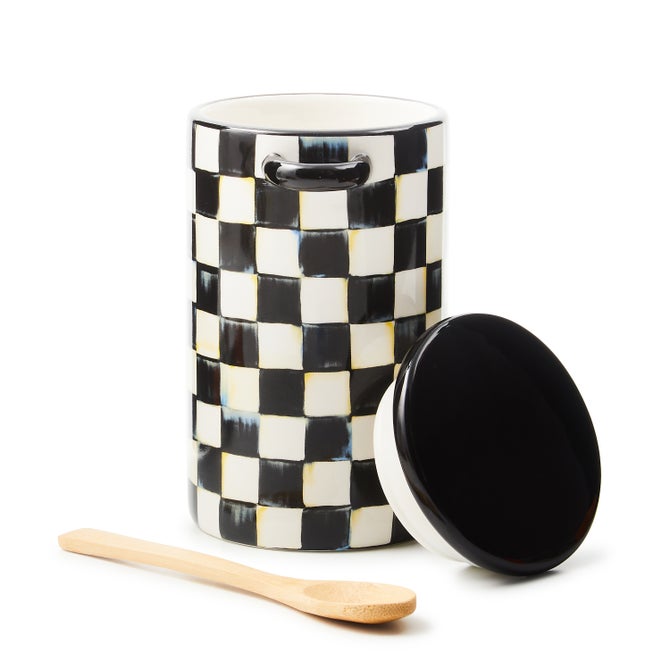 Courtly Check Farmhouse Canister - {current_domain}