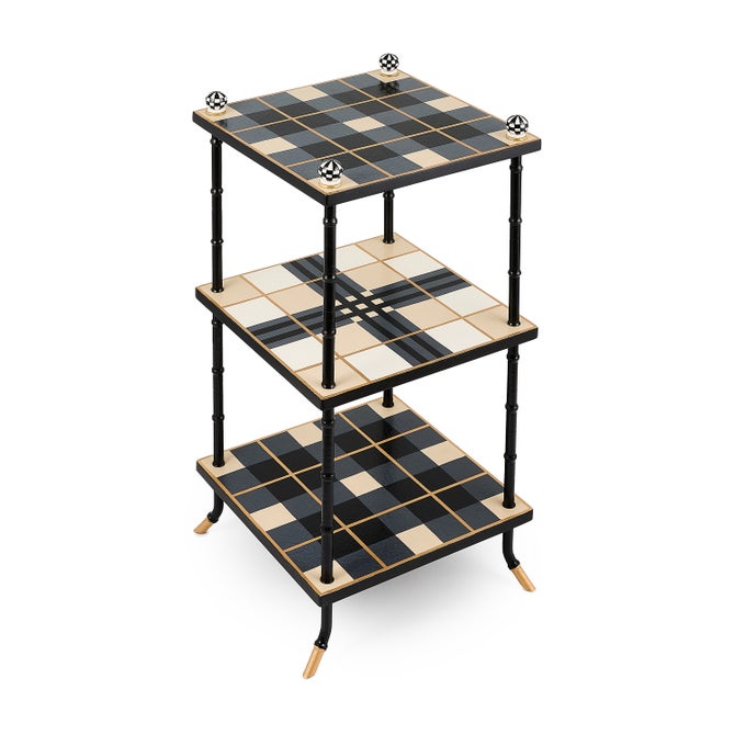 Mad for Plaid 3-Tier Table - {current_domain}