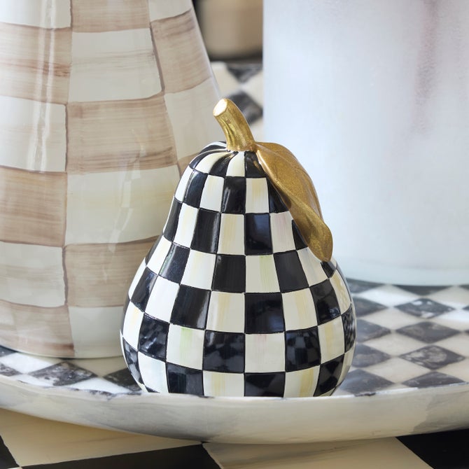 Courtly Check Pear Decor - {current_domain}