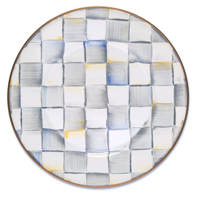 Sterling Check Enamel Dinnerware - {current_domain}