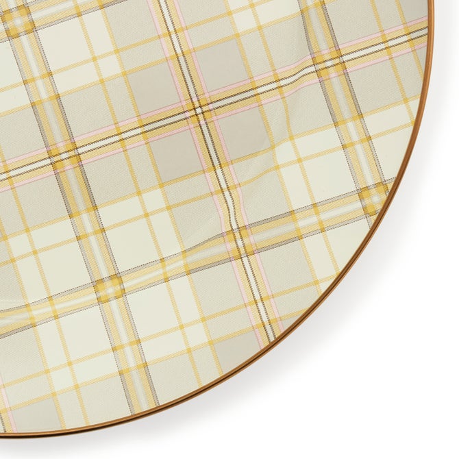 Tartan Latte Charger/Plate - {current_domain}