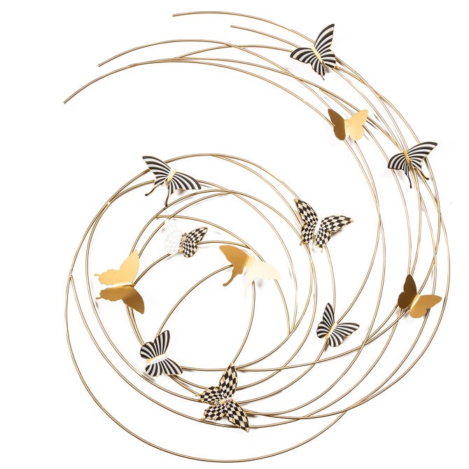 Butterfly Swirl Wall Art - {current_domain}