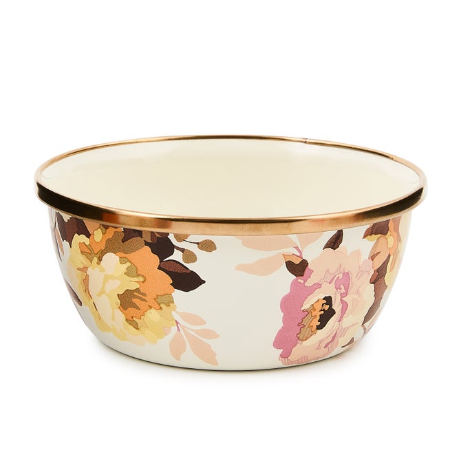 Wild Rose White Pinch Bowl - {current_domain}