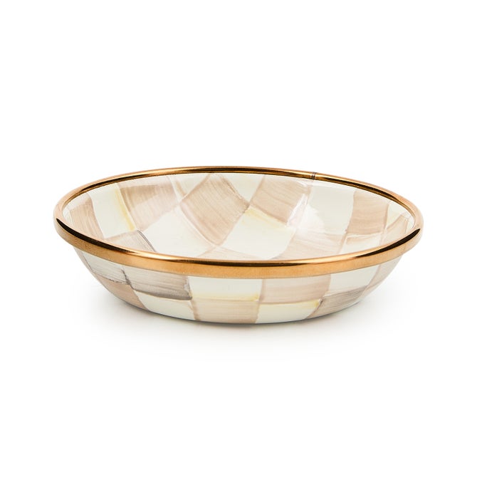 Mocha Check Dipping Bowl - {current_domain}