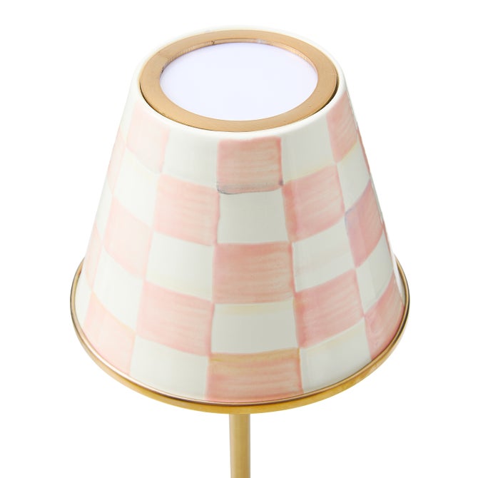 Rosy Check LED Rechargeable Cafe Table Lamp - {current_domain}