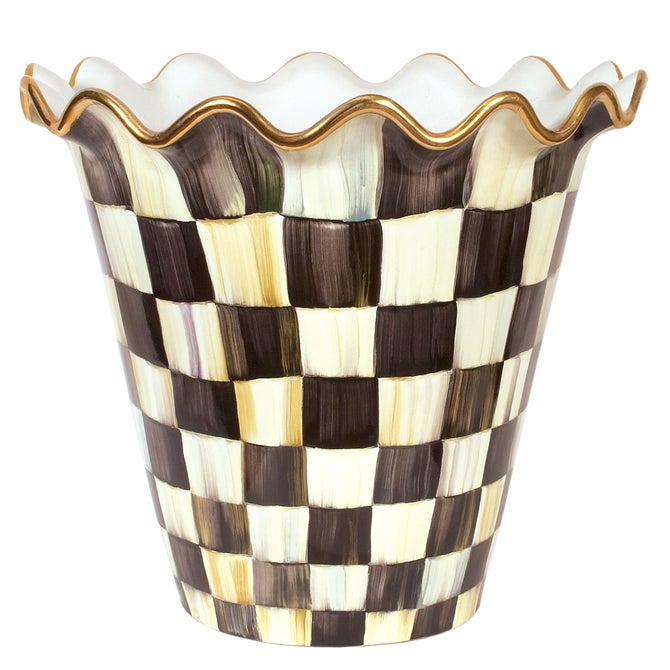 Courtly Check Ceramic Jumbo Garden Pot - {current_domain}
