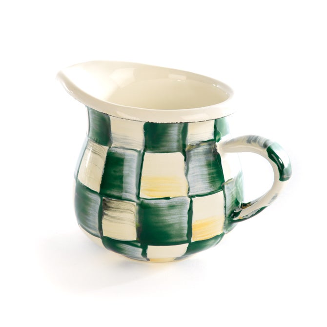 Emerald Check Little Creamer - {current_domain}