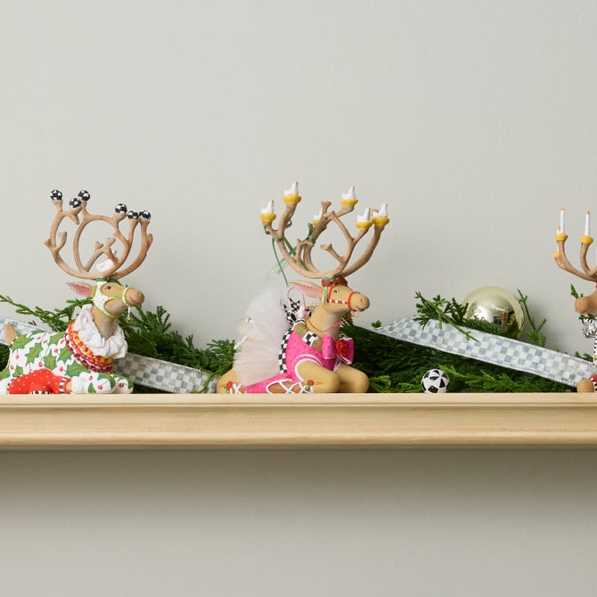 Patience Brewster Dash Away Sitting Dancer Reindeer Figure - {current_domain}