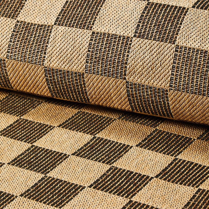 Black Check 8' x 10' Indoor/Outdoor Rug - {current_domain}