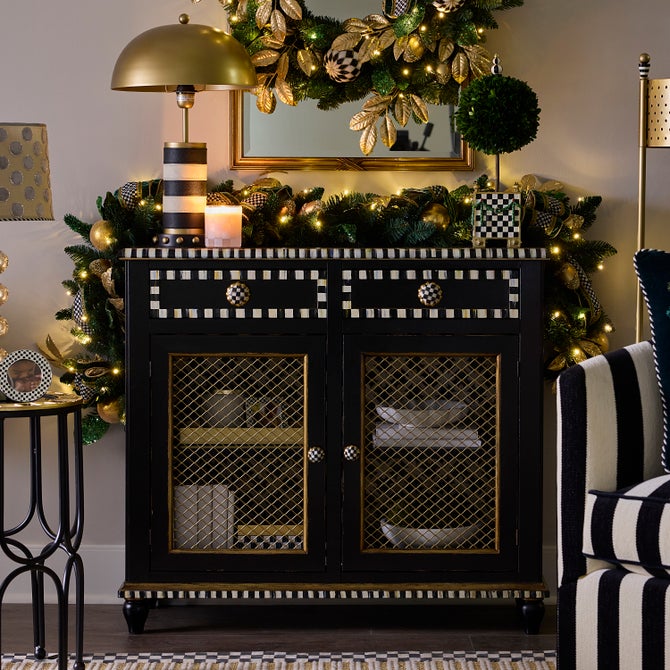 Courtly Criss-Cross Small Cabinet - {current_domain}