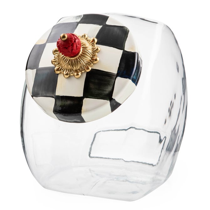 Cookie Jar with Courtly Check Lid - {current_domain}