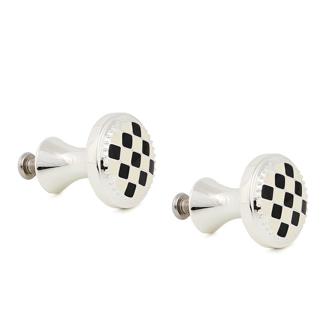 Check Silver Plated Knobs, Set of 2 - {current_domain}