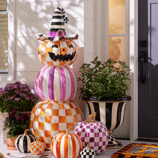 Plum & Orange Pumpkin Outdoor Trophy - {current_domain}